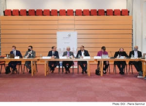 conference Table with public speakers